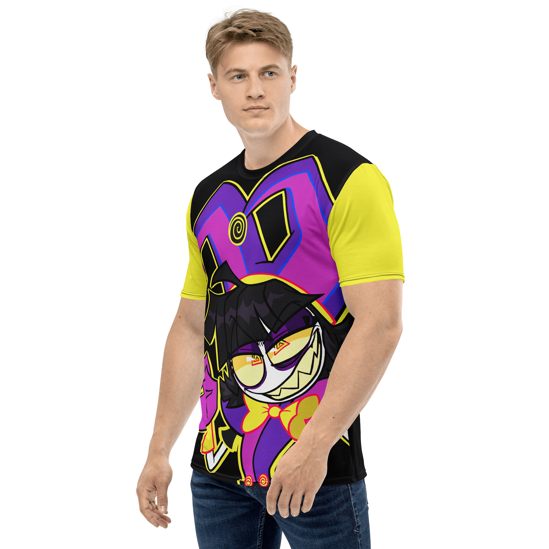 A Little Bit Bad - POX All Over Short Sleeve (Yellow Sleeves) product image (3)