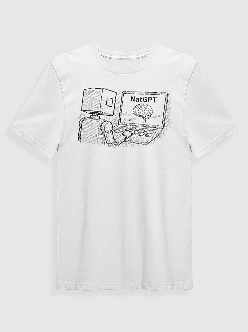 NatGPT: Check Important Info - White Tee