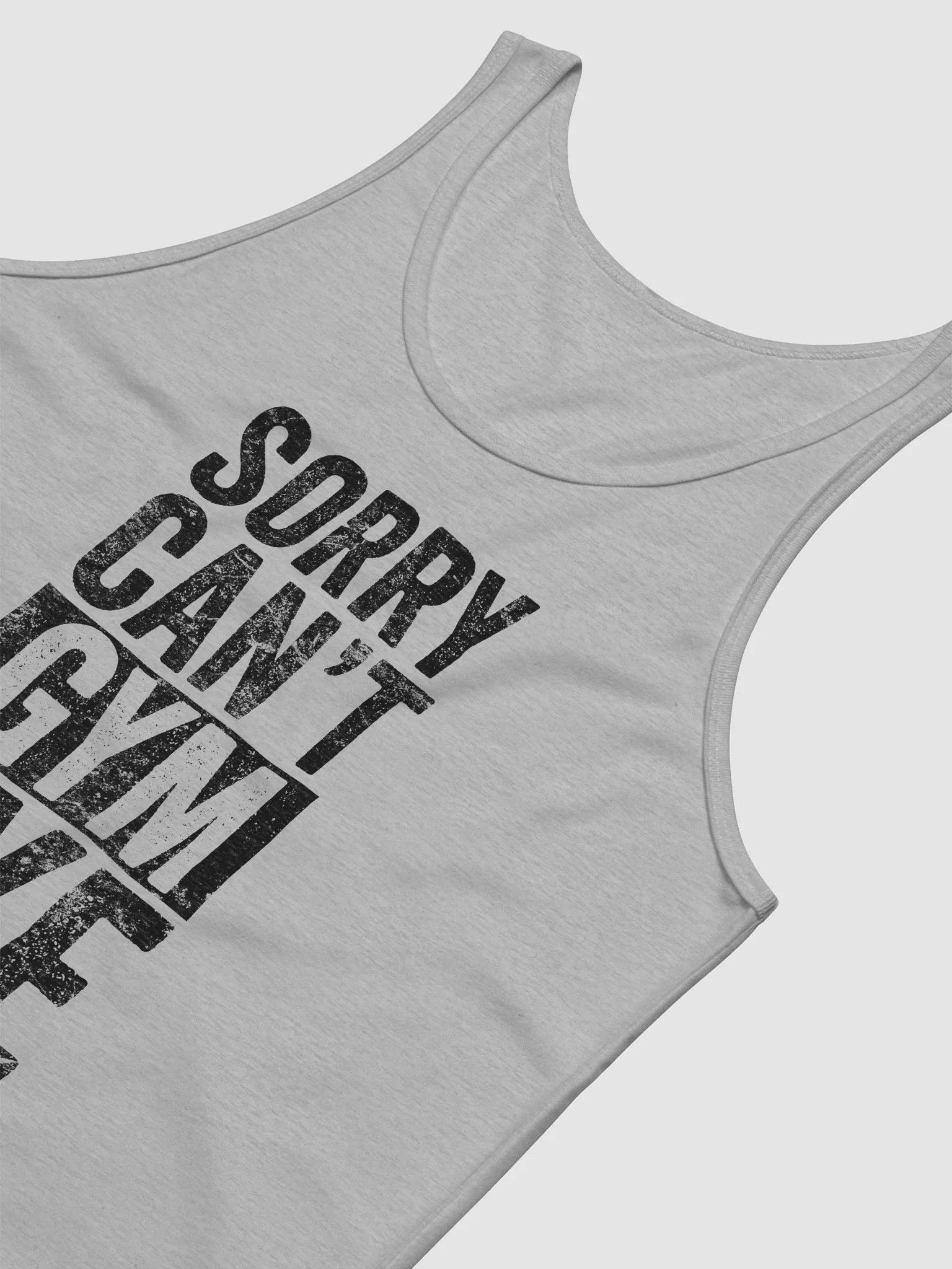 Sorry Can't Gym Bye Tank product image (4)