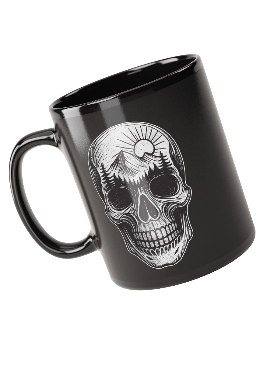 Rugged Sportsmen Skull & Mountain Coffee Mug product image (5)
