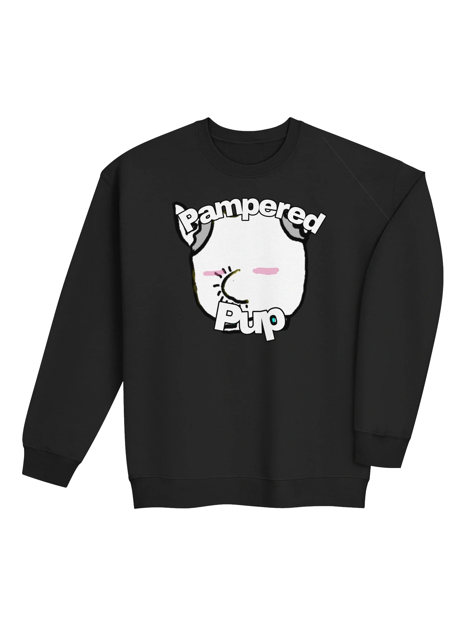 Pampered Pup (Blushing) crewneck sweat shirt product image (4)