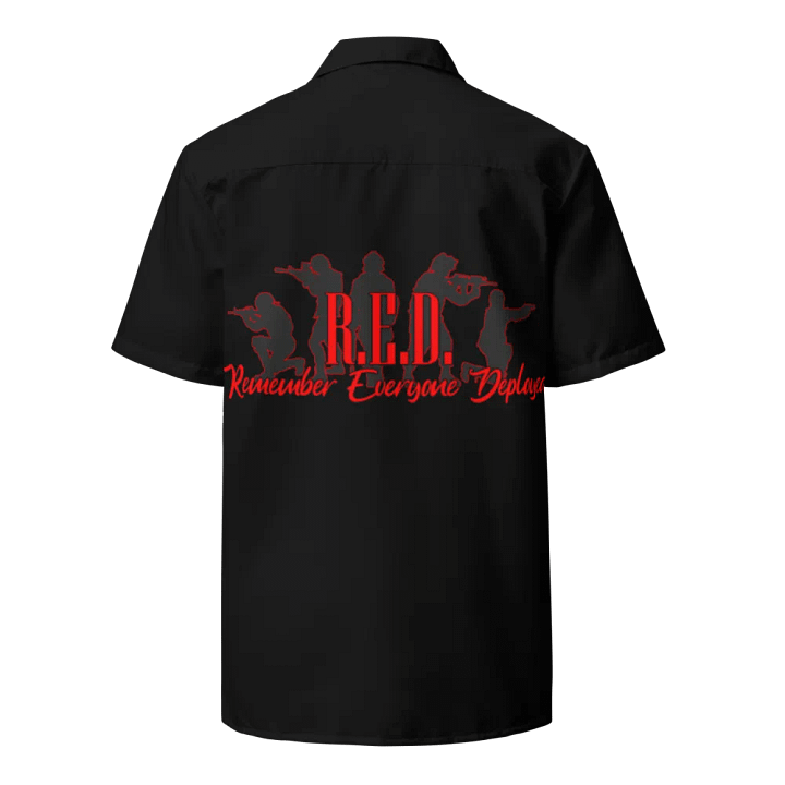 RED Friday Button Up (Black) product image (1)