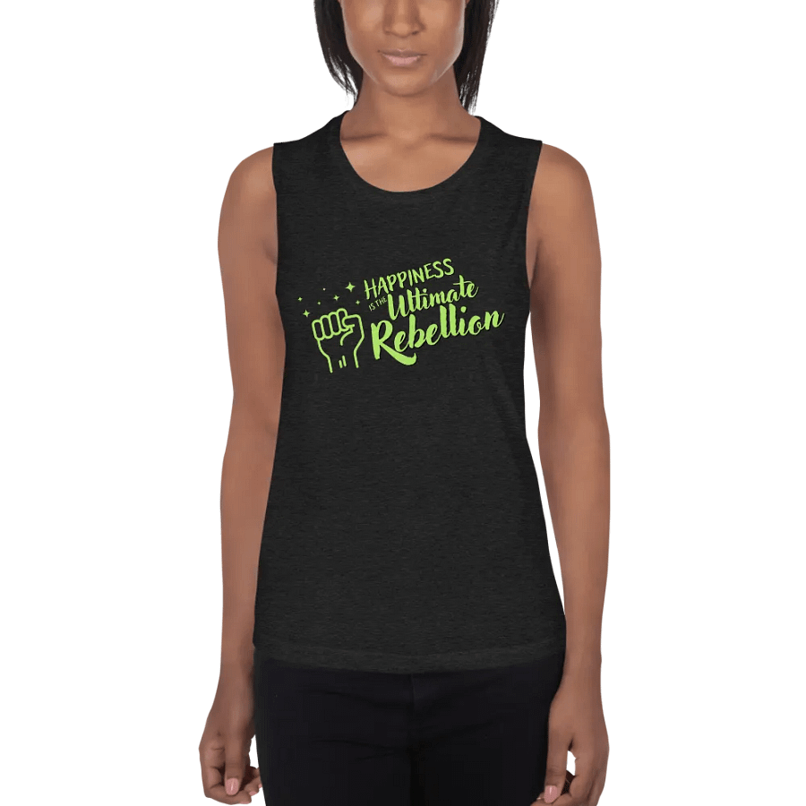 Happiness is the Ultimate Rebellion Power Tank product image (7)