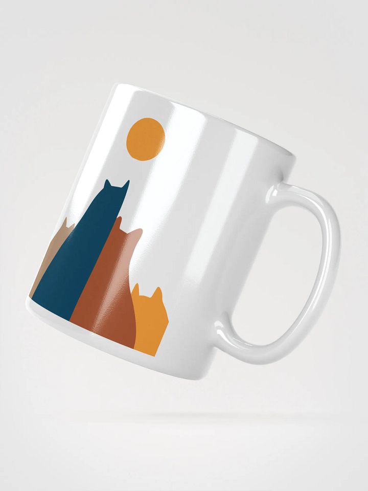 Abstract Sunset Cats Mug product image (4)