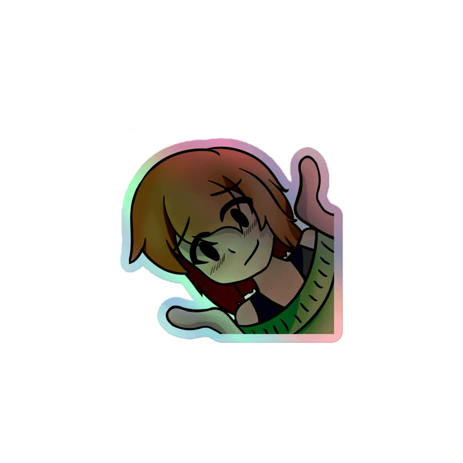 Miko Shrug Holo-Sticker! product image (1)