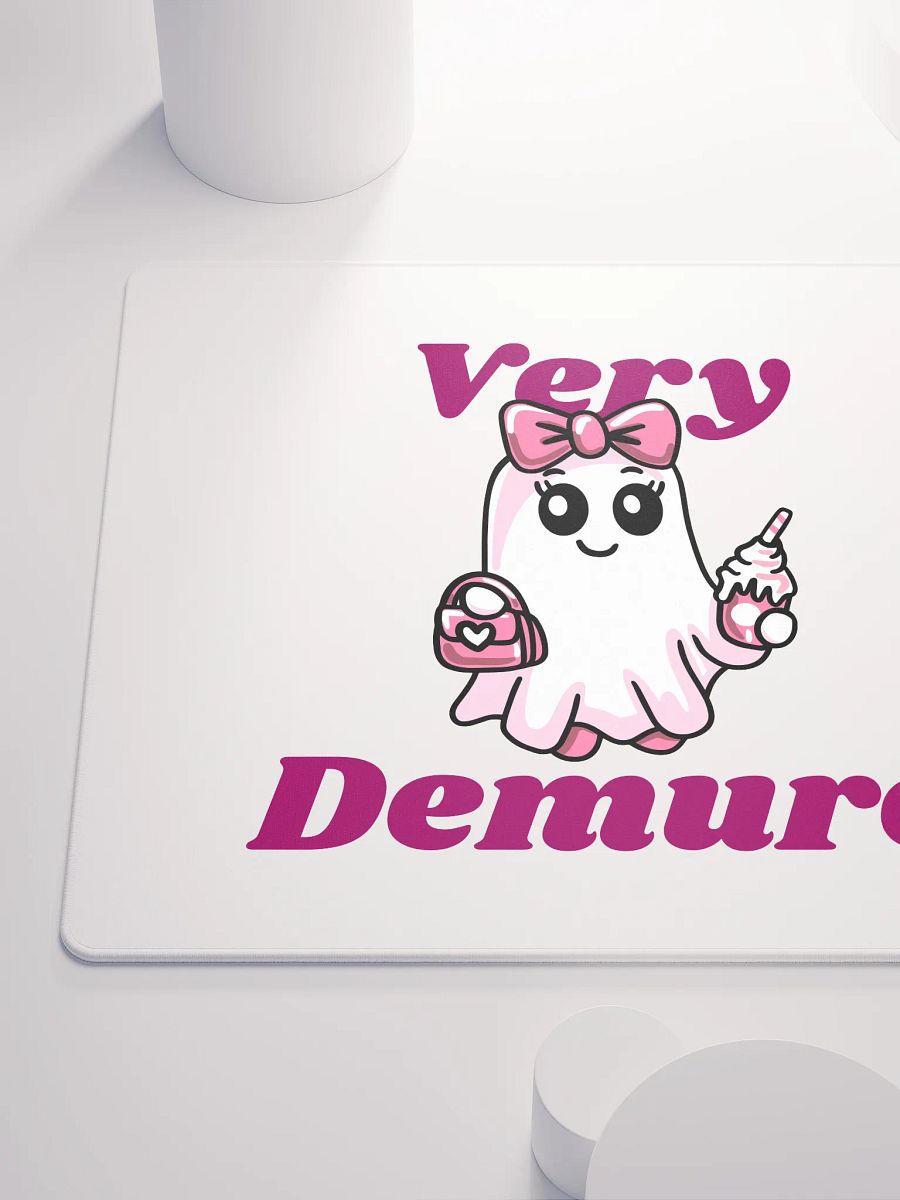 Very Demure Cute Ghost Gaming Mouse Pad product image (3)