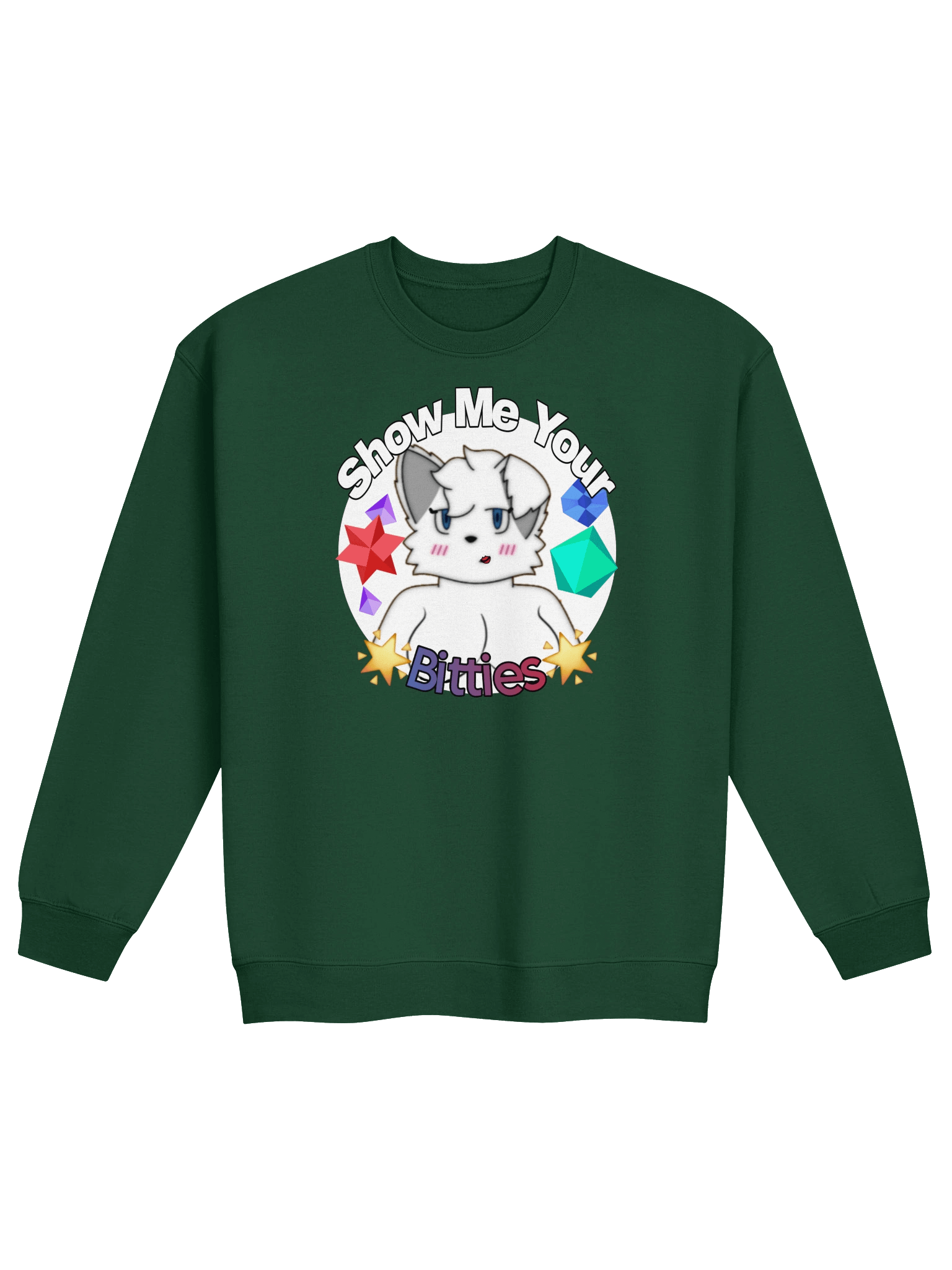 Show Me Your Bitties crewneck sweat shirt product image (4)