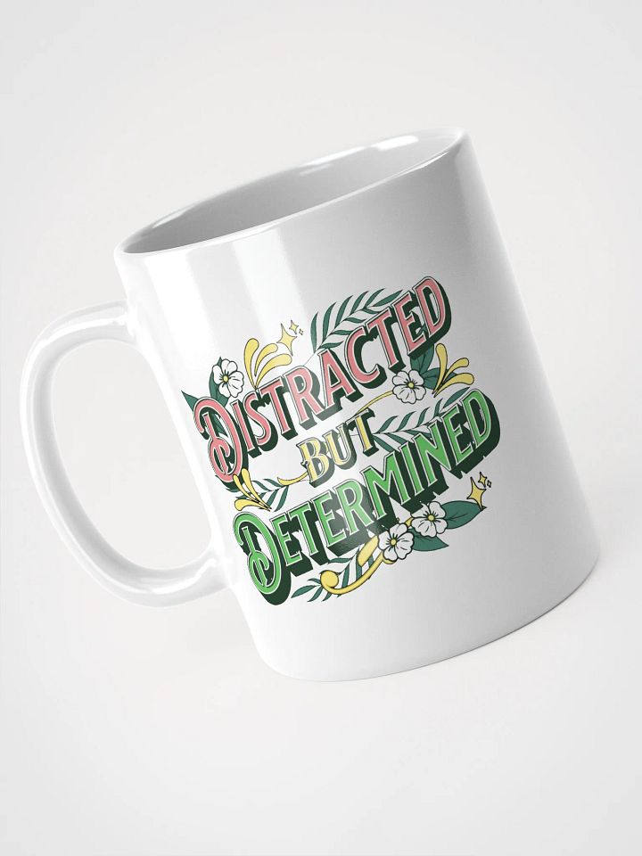 Distracted But Determined Floral Mug product image (2)