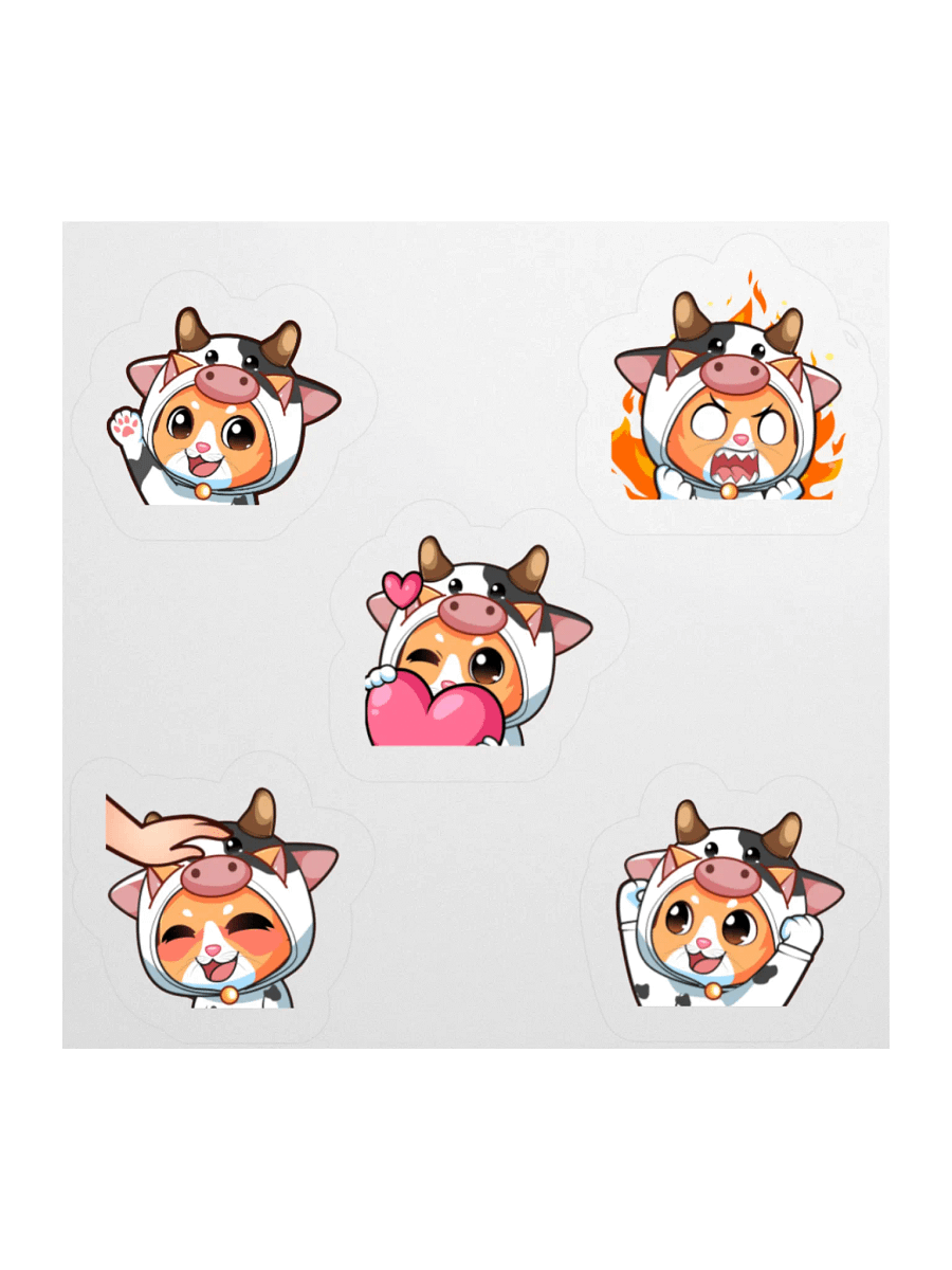 Meow meow meow I'm a Cow - Stickers product image (3)