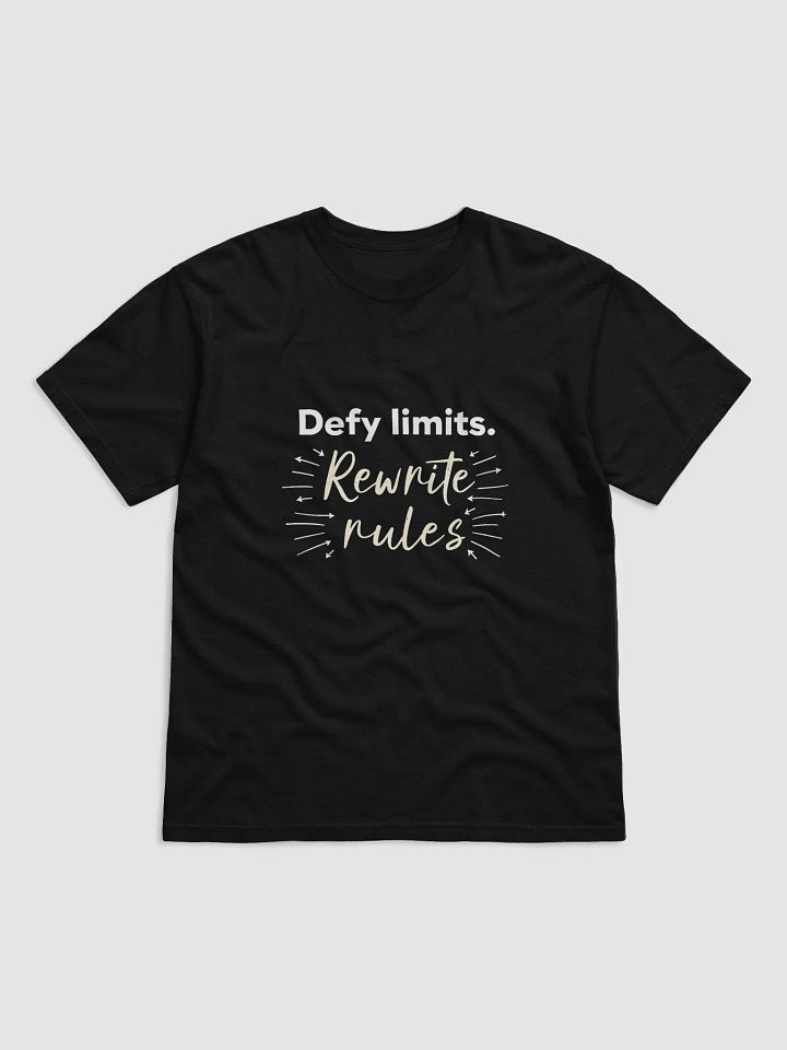 Unlock Your Inner Power with Emma Watson’s Inspiring Mantra: Defy Limits. Rewrite Rules. - Empower Your Life with This Exclusive T-Shirt product image (1)