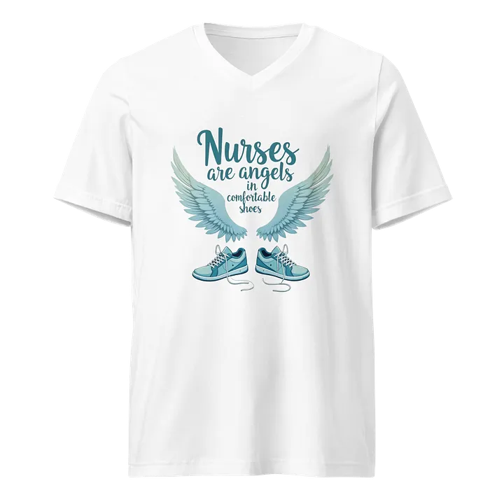 Angel Nurses V-Neck Tee product image (5)