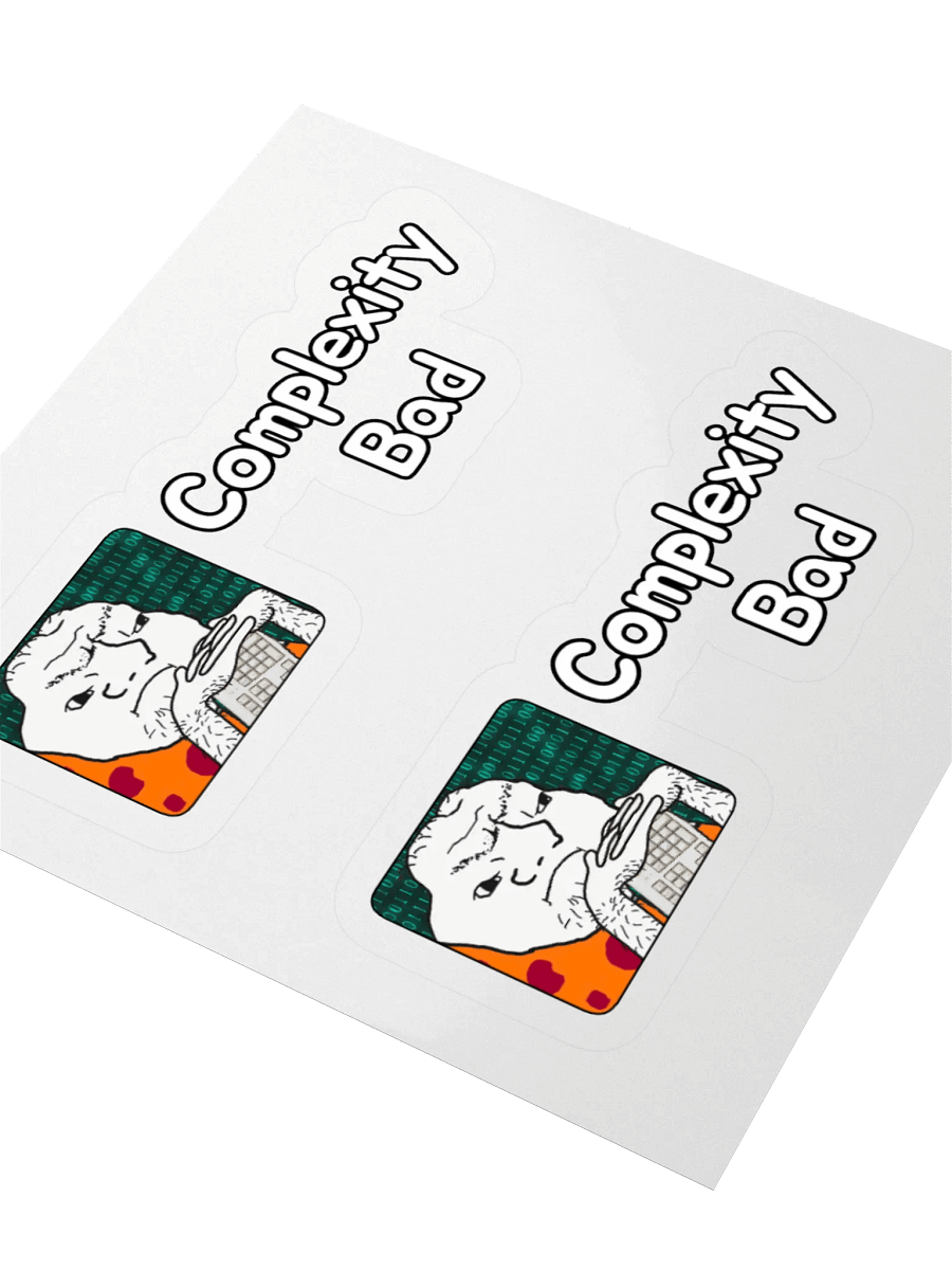 grug complexity bad sticker product image (3)