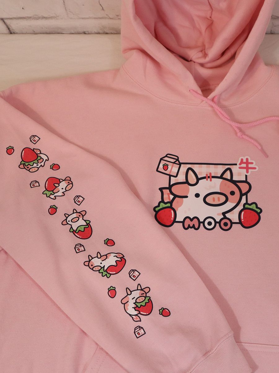 Strawberry Cow Hoodie product image (4)