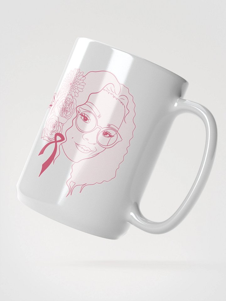 Floral Vision White Glossy Mug product image (2)