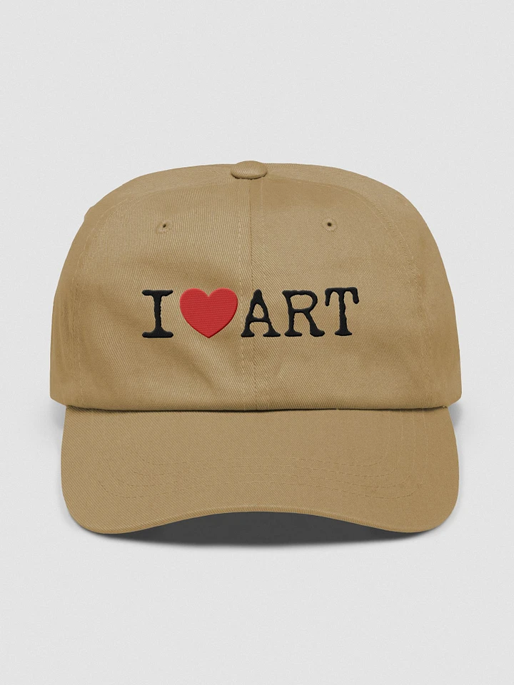 I Heart Art (On Light) - Embroidered Hat product image (1)