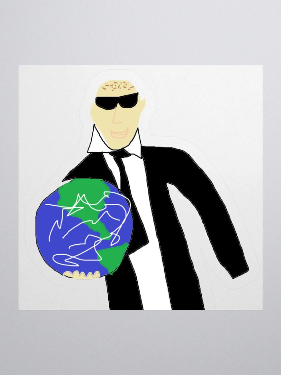 Mr. Worldwide Sticker product image (2)