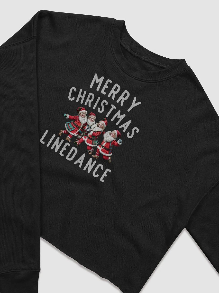 Merry Christmas Line Dance Crop Sweatshirt product image (12)
