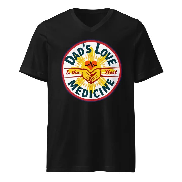 Dad's Love V-Neck Tee product image (1)