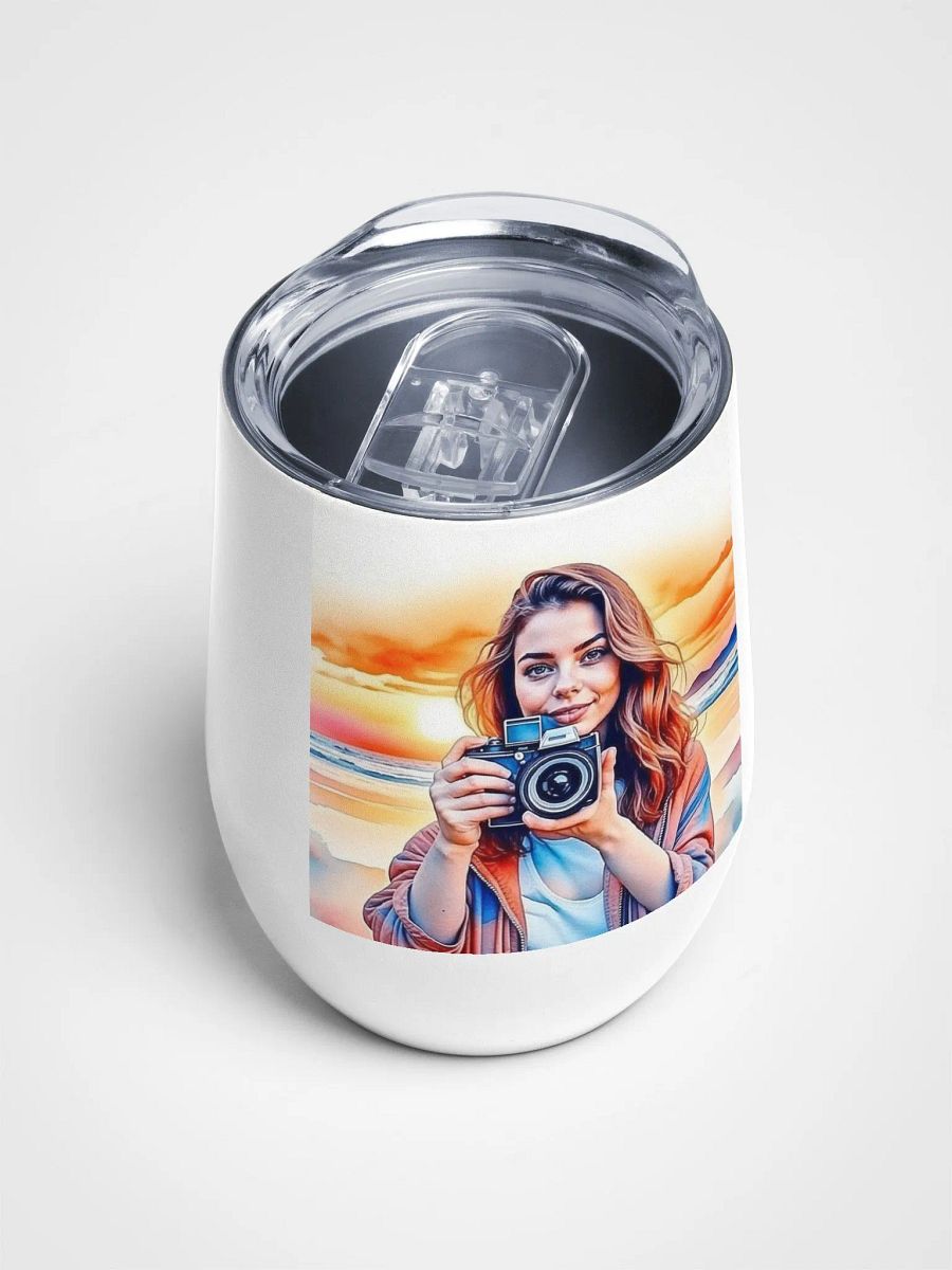 Pretty Lady Holding a Camera product image (4)