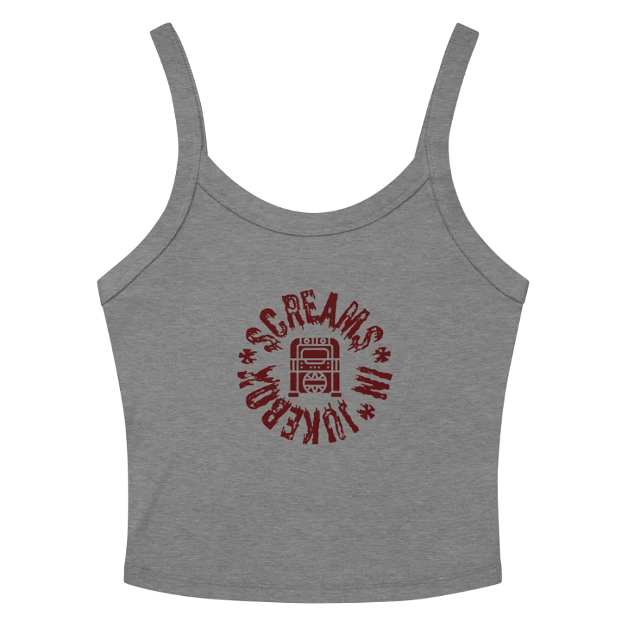 *Screams In Jukebox* Strappy Tank, Red Logo product image (13)