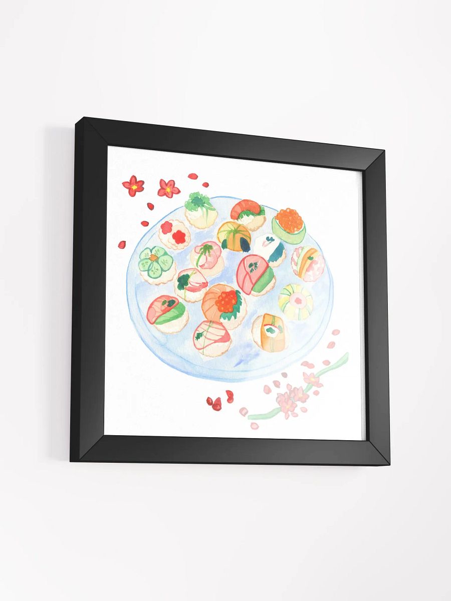 Cherry Sushi Framed Print product image (15)