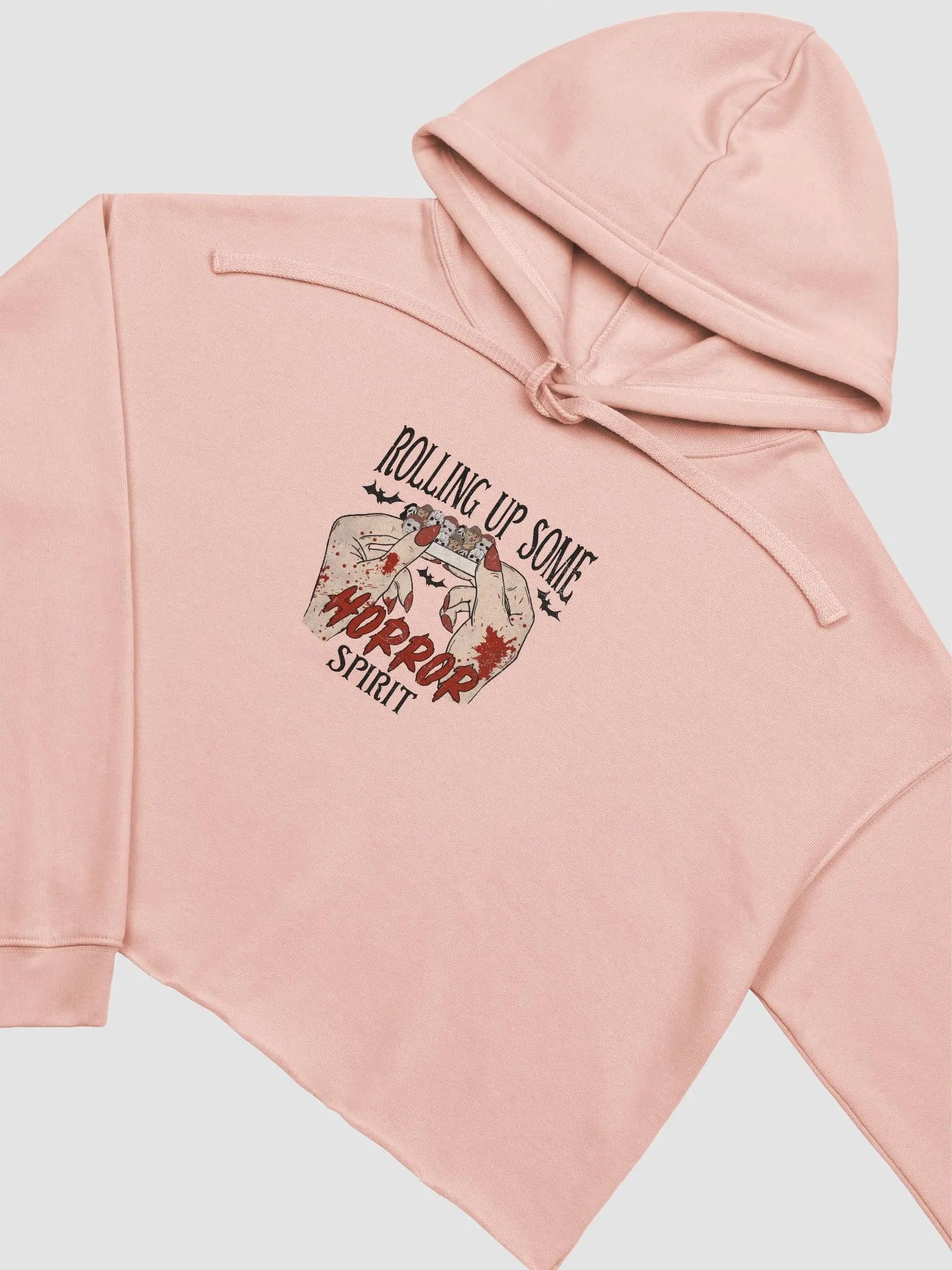 Rolling up some Horror Spirit Crop Hoodie product image (9)