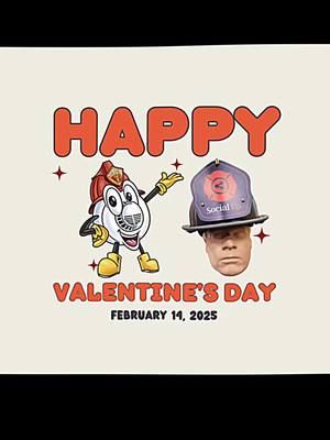 💗 Happy Valentine's Day 💗  #socialfd #nonprofit #firefightertiktok #firefightertiktok #fyp #firesafety 