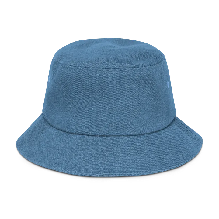 The Must Have DJ GodSOUND "Music Is My Therapy" Denim Bucket Hat in Light Blue! product image (2)