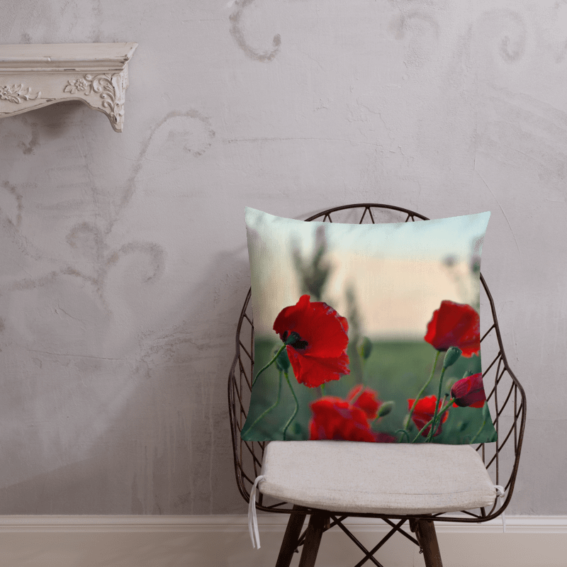 Premium-Kissen - Mohnblumen product image (5)