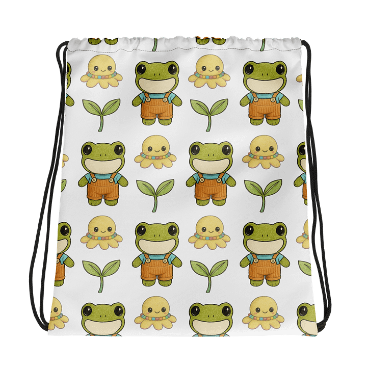 Flapjack and Scylla Drawstring Bag product image (1)