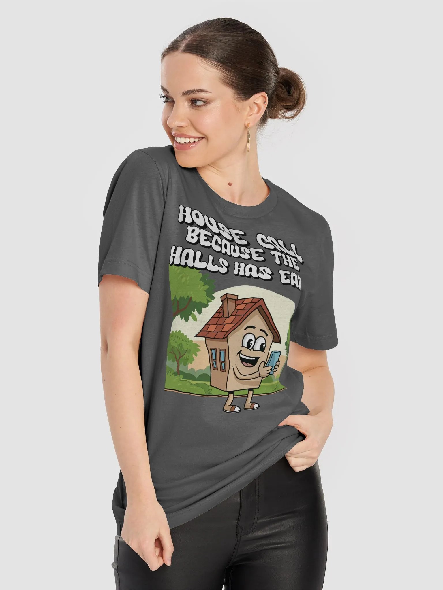 House Calls - Because The Halls Has Ears - Funny Wordplay T-shirt product image (21)