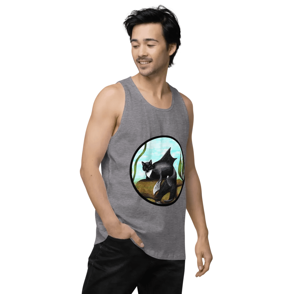 Mermeow Tuxedo Tank M product image (63)