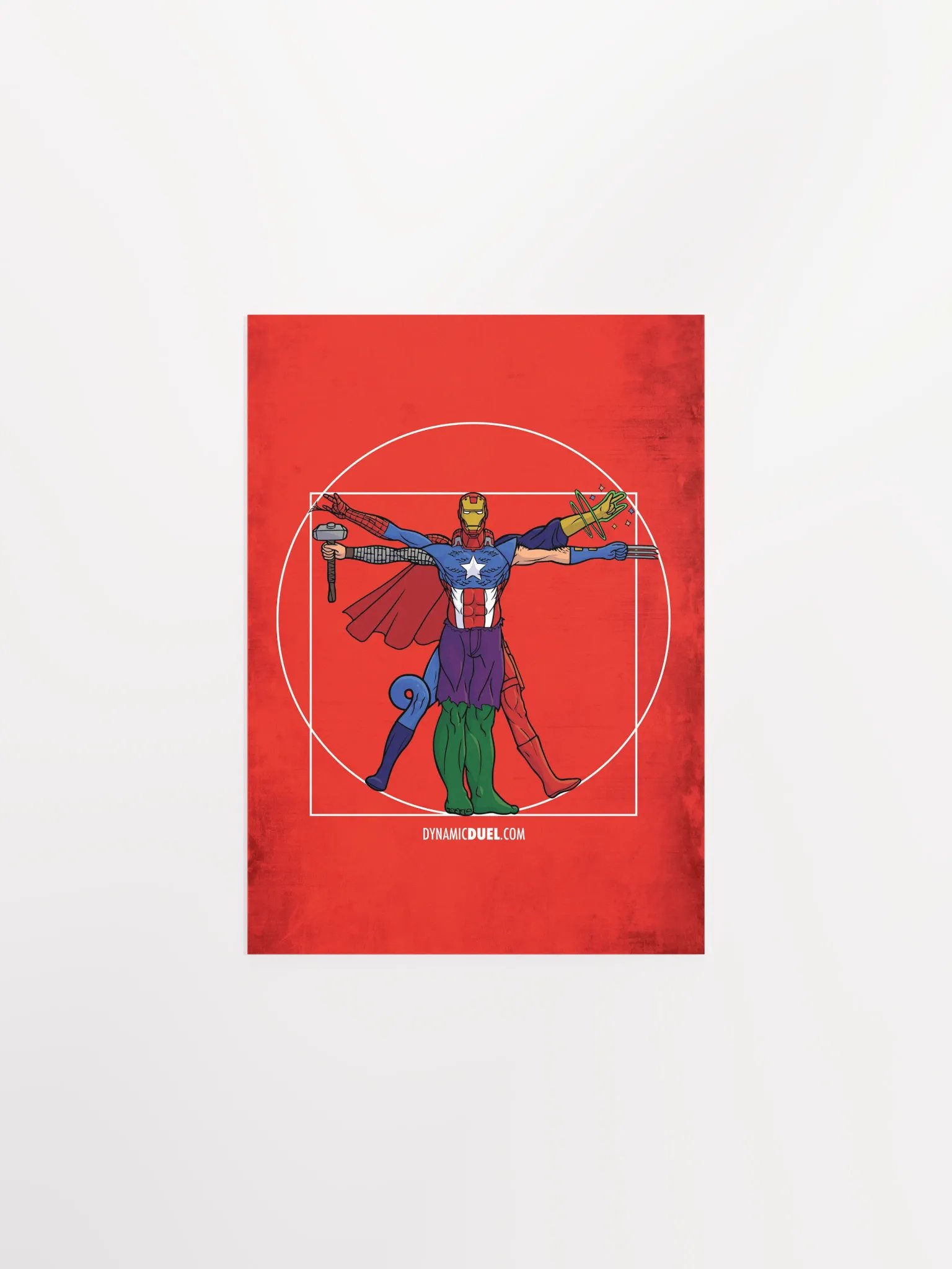 Marvel Vitruvian Poster - Male Poster product image (1)