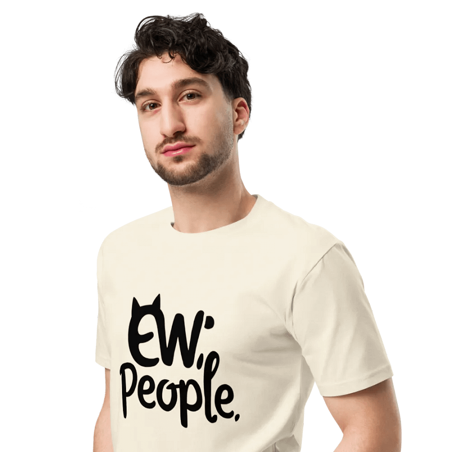 Ew, People - Cat Face Graphic T-Shirt product image (5)