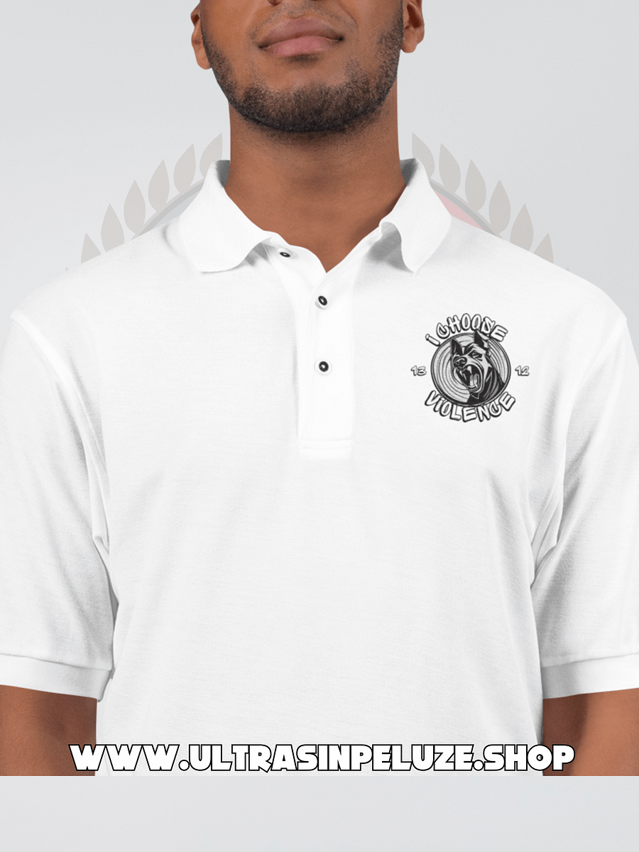 Tricou Polo I choose violence product image (1)