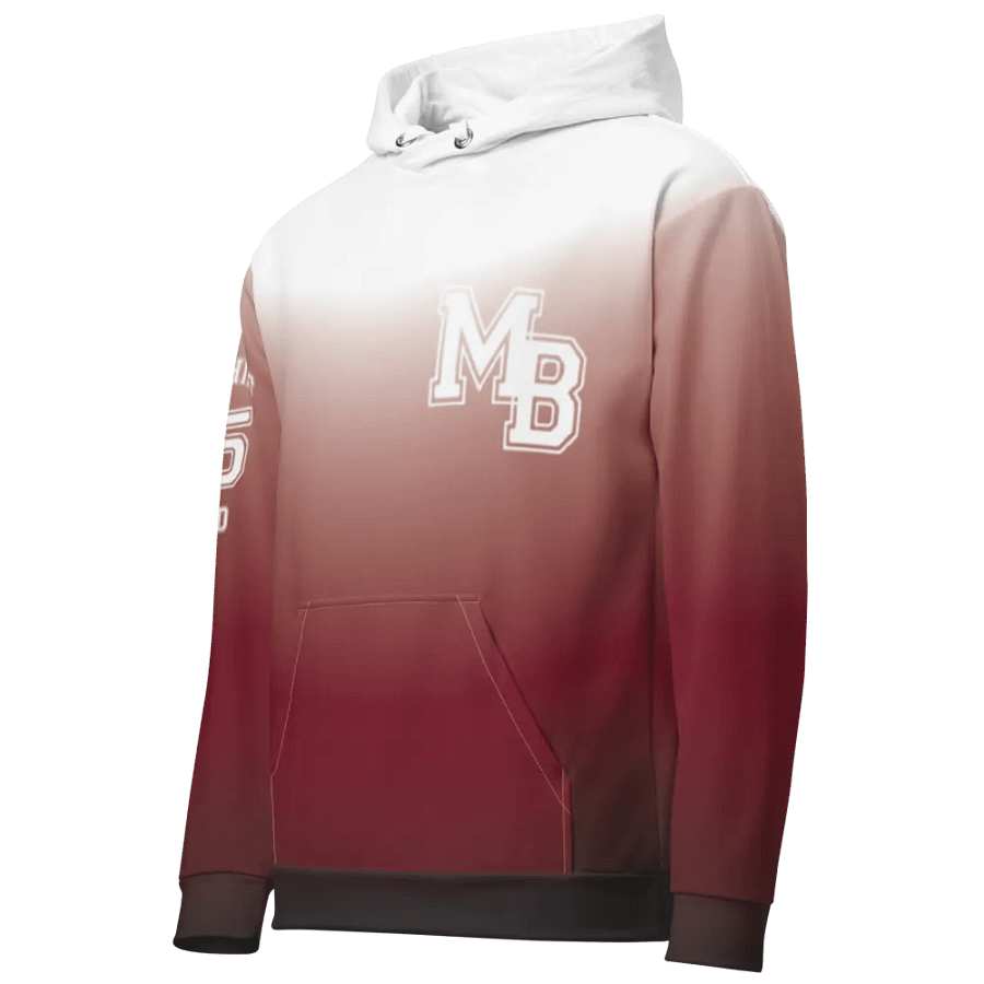 Burgundy Marching Band 25 Varsity Hoodie product image (12)