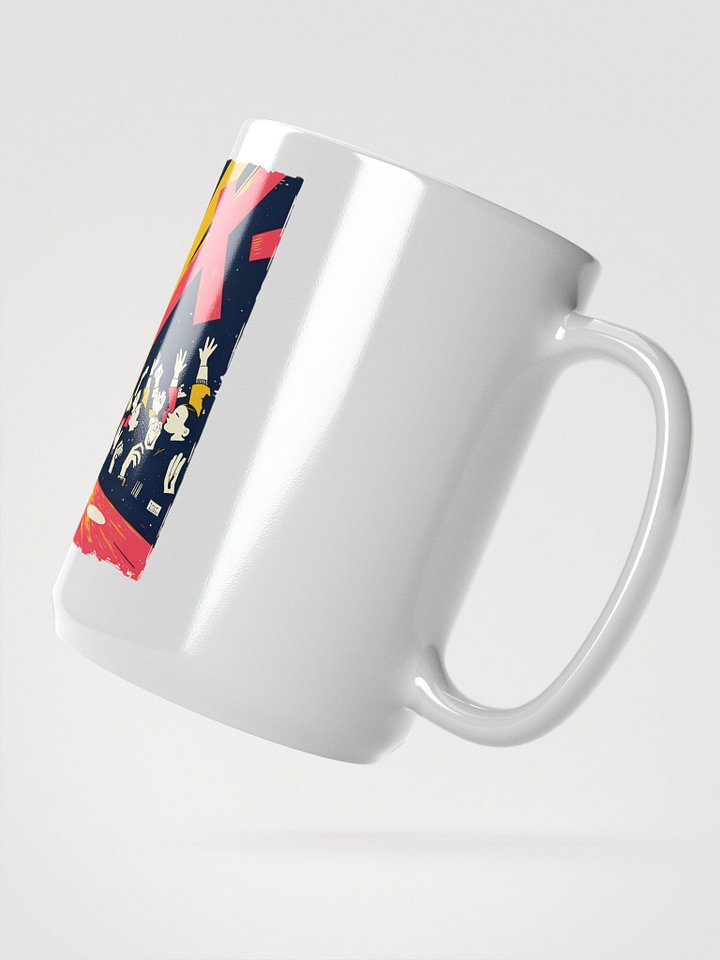 Cat Rockstar Glossy MUG | 'X HEHE X' product image (2)