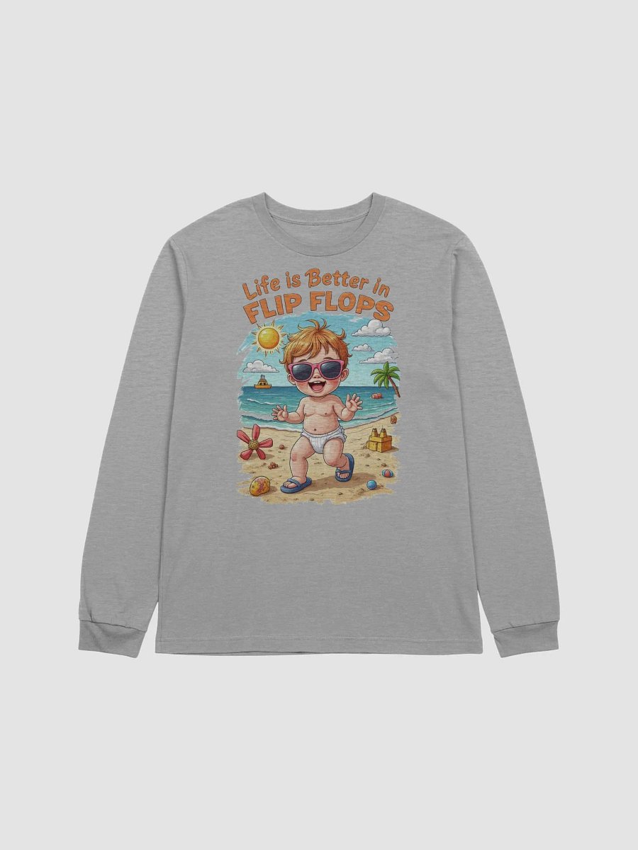 Life is Better in Flip Flops Long Sleeve Tee product image (1)
