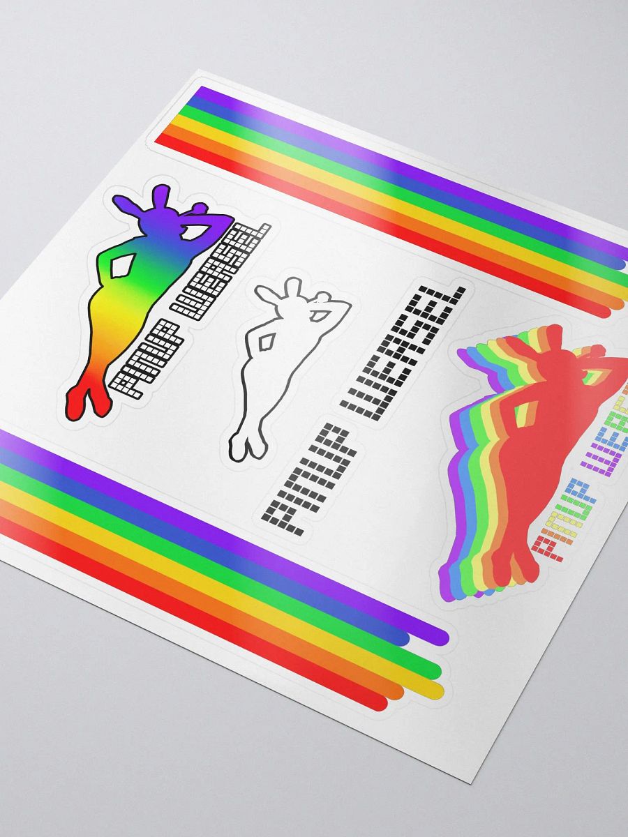 Pinup Weasel Sticker Sheet product image (3)