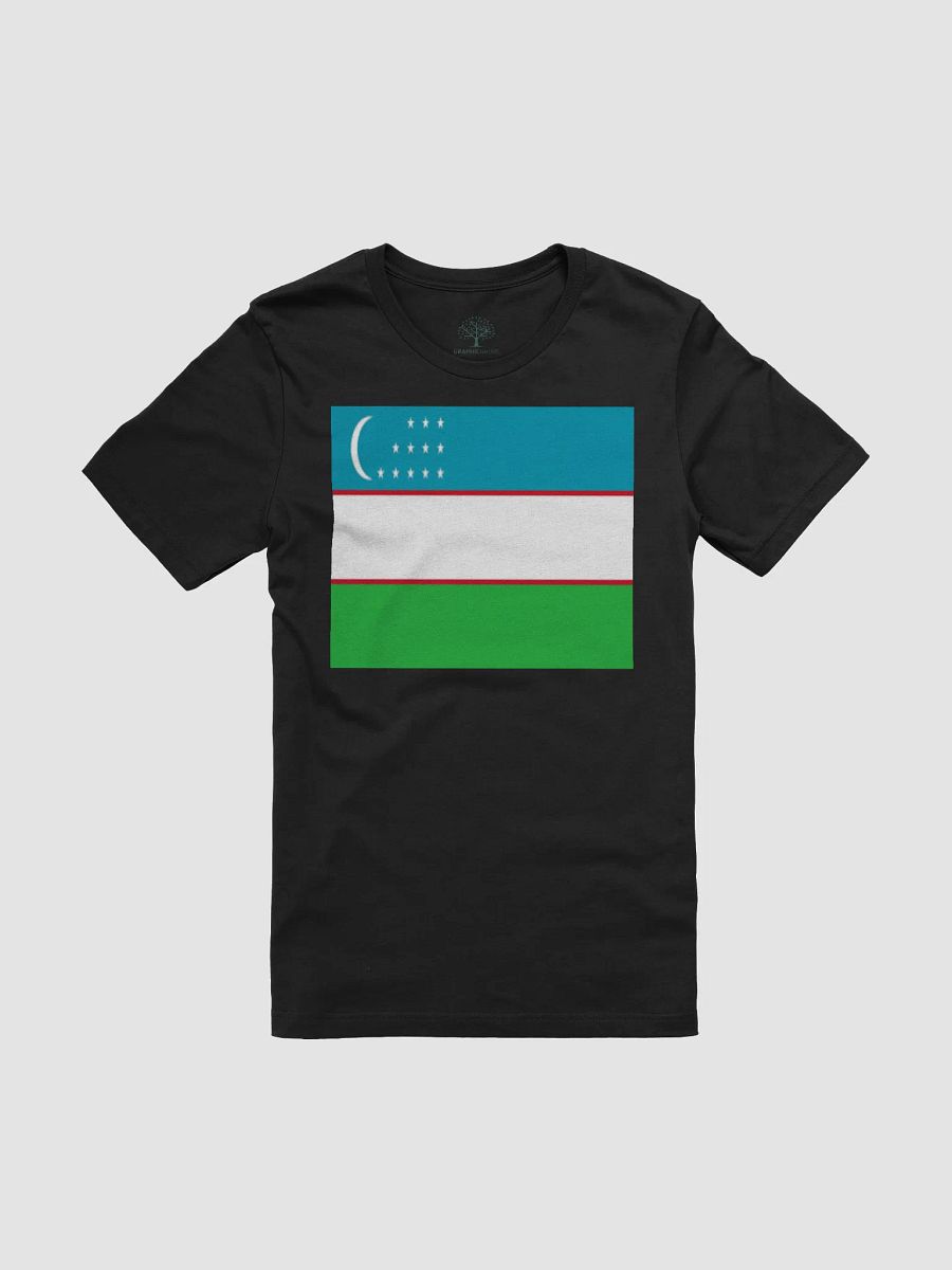 Exclusive Supersoft Unisex T-Shirt with Uzbekistan Flag Design product image (3)