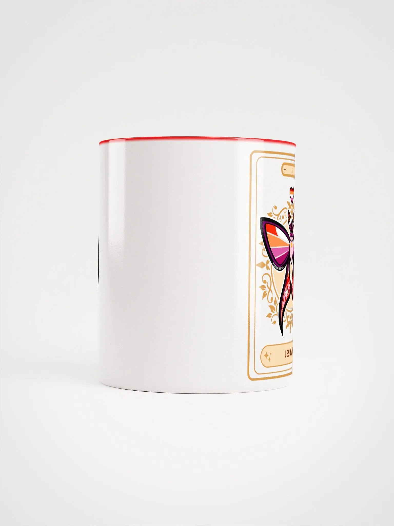Lesbian Pride | Tarot Moth | Moth Mug | LGBTQIA+ product image (5)