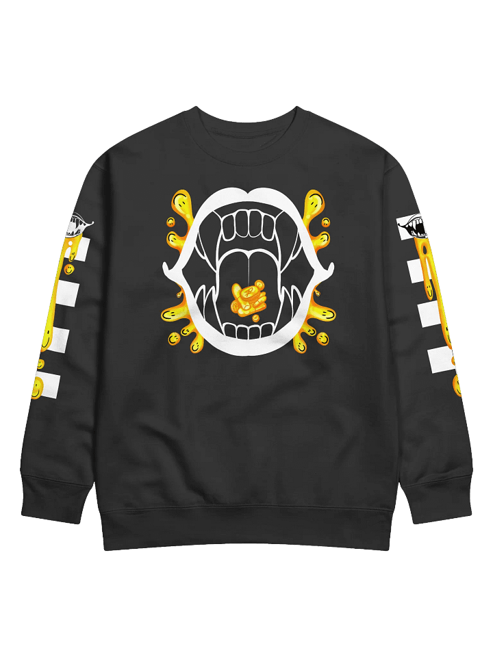 Surreal Smiley Drip Premium Sweatshirt product image (1)
