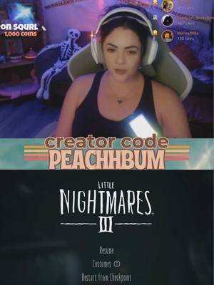 Little Nightmares III is no Fortnite but it’s been fun learning and playing a new game with you all! Thanks to everyone who hung around and was patient with the repetition of trying to get past each part. The real MVP’s! #littlenightmares3 #gamergirl #jumpscare #horror #fyp