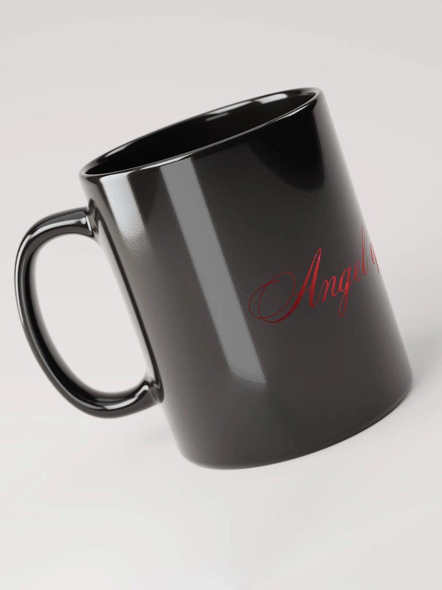 Red Logo Glossy Black Mug product image (3)