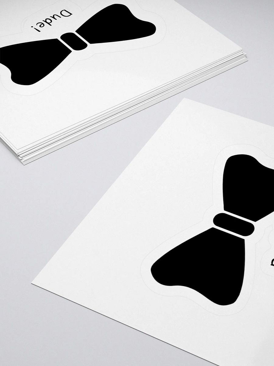 Dudish bow tie design sticker 013 product image (4)