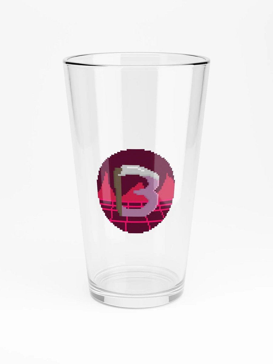 Scythe Harbingerofbeth Logo Pint Glass designed by Cassafrassarole product image (3)
