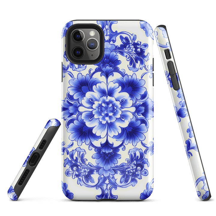 Blue and White Chinese Porcelain Pattern iPhone® Tough Case product image (1)