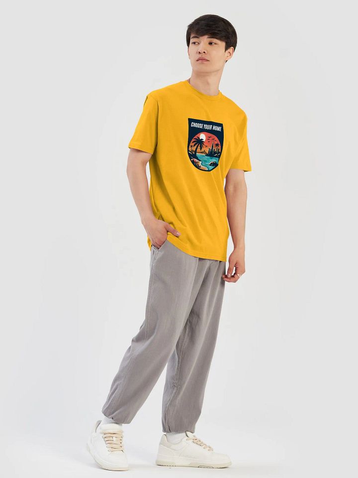 Sunset Cityscape Coastal T-Shirt | choose your home product image (17)