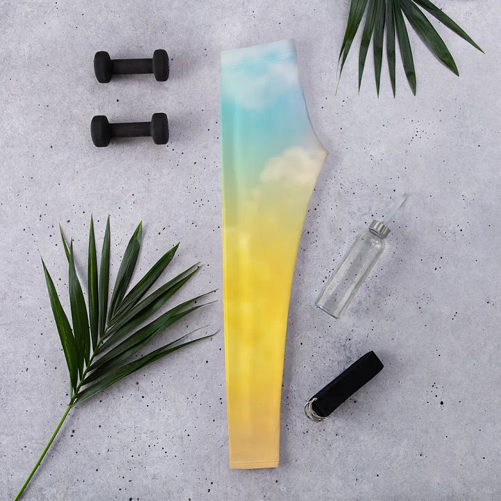 Blur cloud rainbow Design Legging - V9 product image (2)
