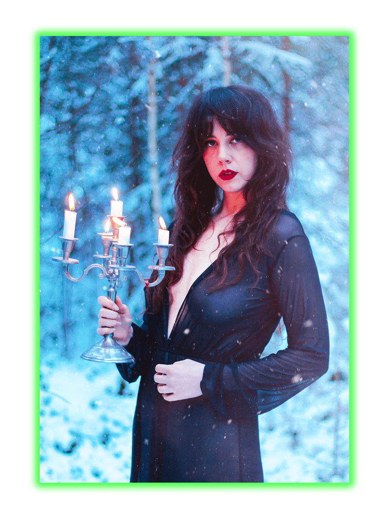 Spectral Sybil Candelabra Print